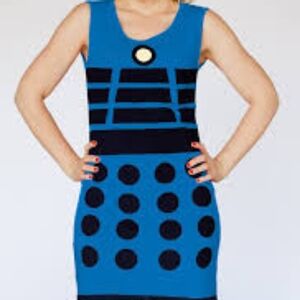 Doctor Who stretch Dalek tank dress M